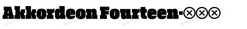Akkordeon Fourteen字体转换